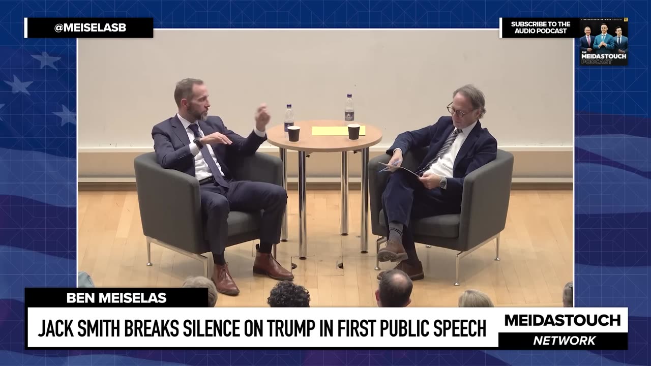 Jack Smith BREAKS SILENCE on Trump in FIRST PUBLIC SPEECH