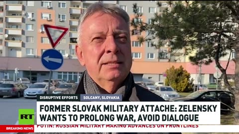 Zelensky wants to prolong war, avoid dialogue – Fmr Slovak military attache