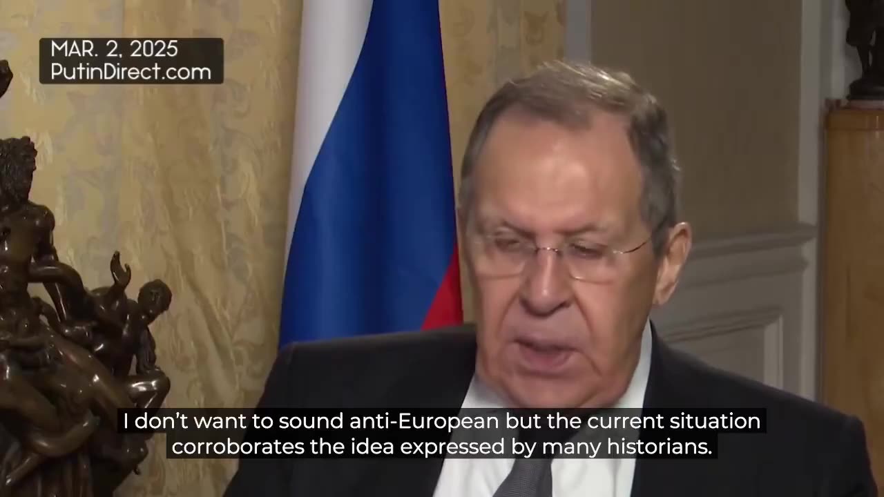 Russian Foreign Minister Sergei Lavrov always tells it like it is, whether you like or not