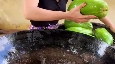 cooking catfish with manisa, a typical Indonesian dish