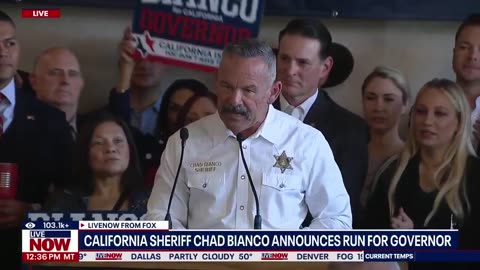 Riverside County Sheriff Chad Bianco just announced his run for California Governor in 2026