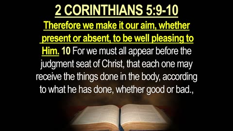 The Judgement Seat of Christ and The Second Coming!!