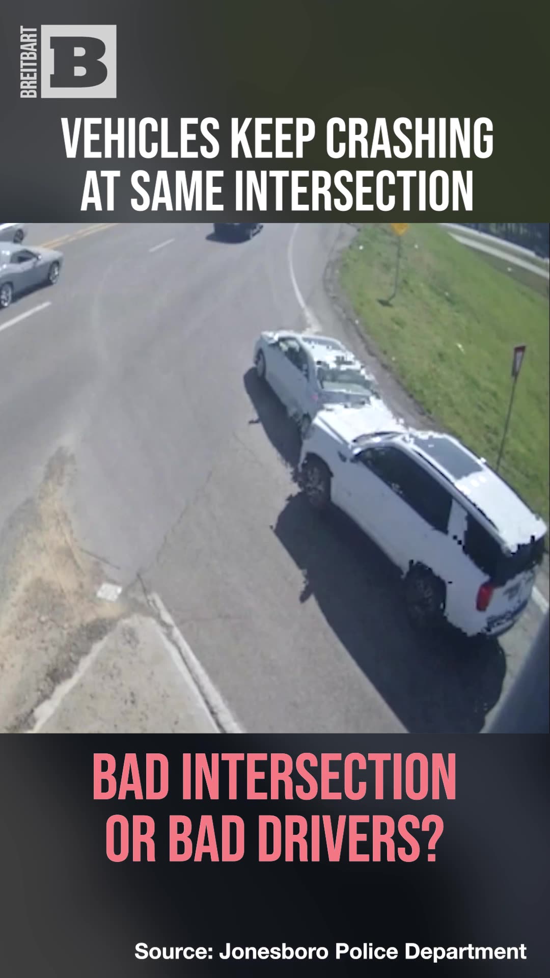 Vehicles Keep Crashing at Same Intersection -- Bad Drivers or Bad Intersection?