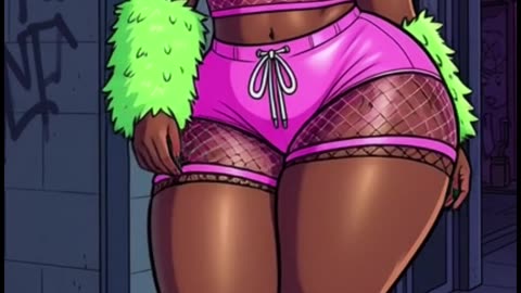 EBONY'S BBW PLUS SIZED BIG BOOTY PARTY GIRL