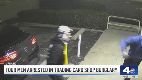 Police arrest 4 men suspected of stealing Pokémon cards from card shops