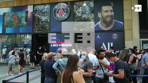 Las camisetas del nuevo del PSG Leo Messi