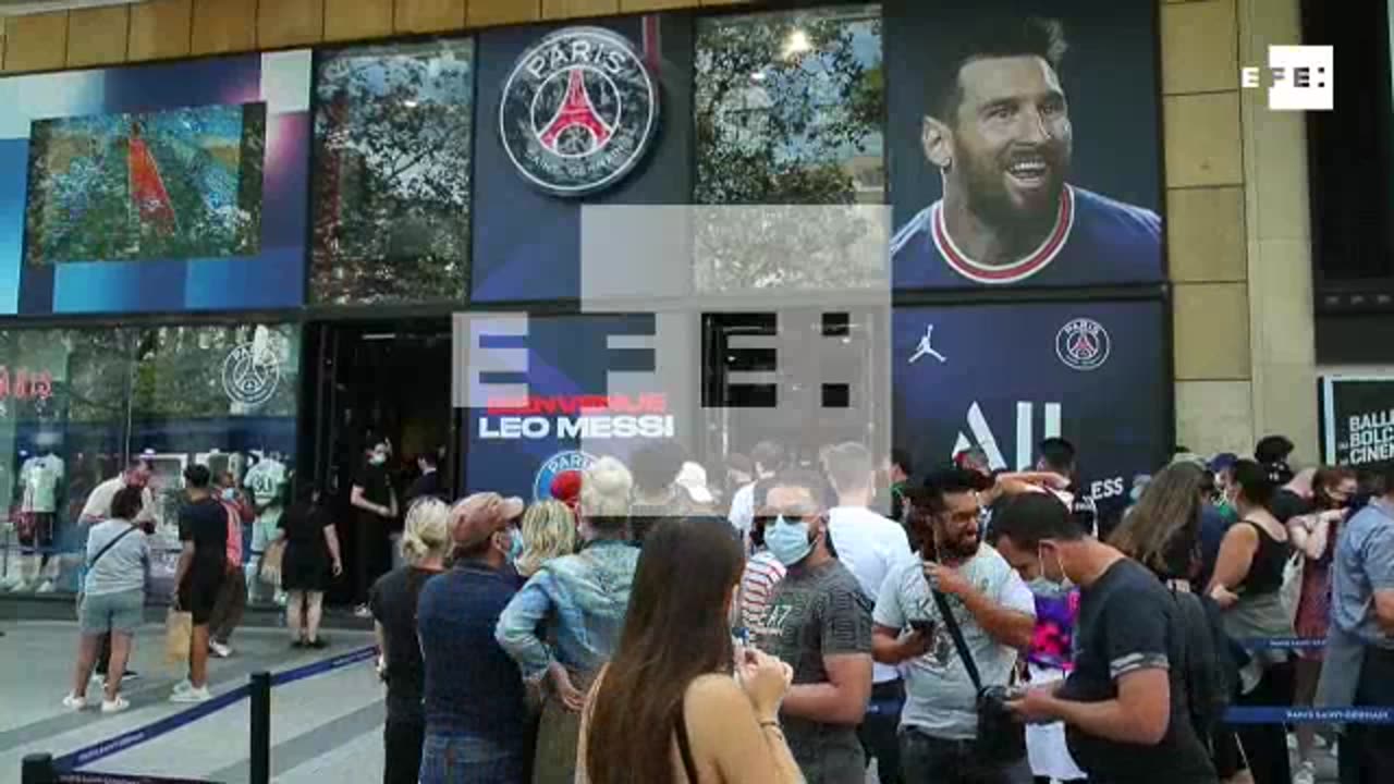 Las camisetas del nuevo del PSG Leo Messi