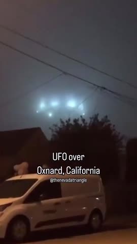 ufo over OXNARD CALIFORNIA