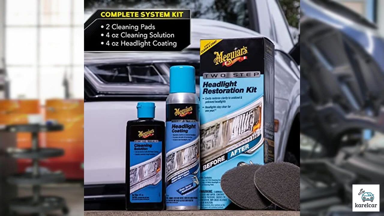 Meguiar's Two Step Headlight Restoration Kit