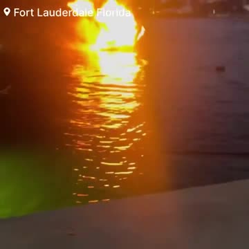 Boat Explodes at Marina in Fort Lauderdale
