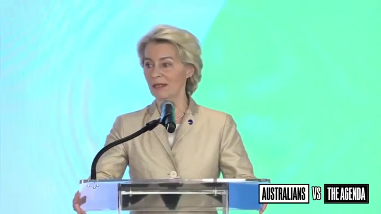 Praise and recognition to Albanese from EU Pres Ursula von der Leyen for SOCIAL MEDIA BAN