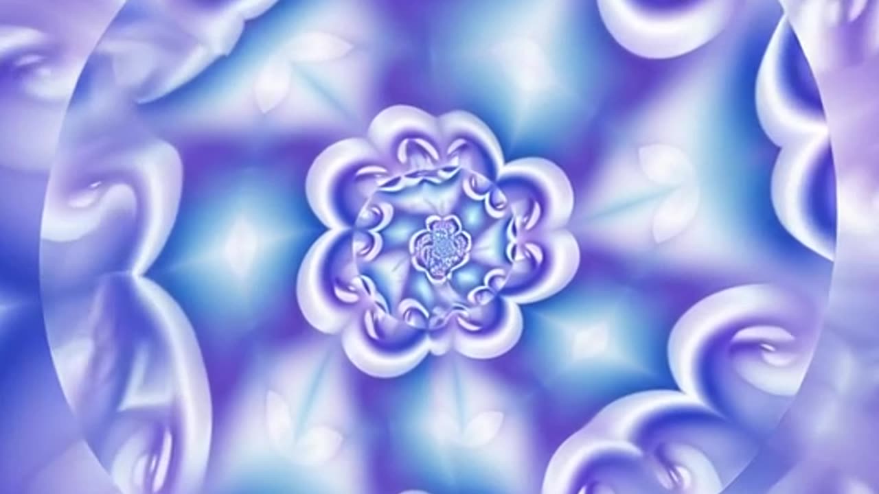 Blue Purple and White Spiral Visual