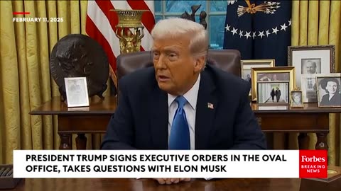 BREAKING NEWS: President Trump & Elon Musk Take Multiple Questions From Reporters In The Oval Office