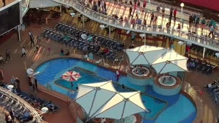 Cruise Dinner Turns to CHAOS After Sudden Tilt!