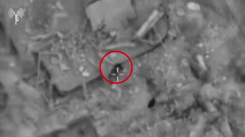 The military publishes a video showing a drone strike on a Hamas operative in Gaza City
