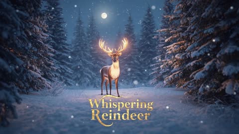 ✨ Whispering Reindeer – Gentle Christmas Lullaby for Kids | Magical Sleep Music ❄️