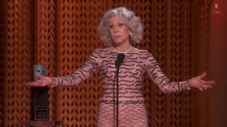 Hanoi Jane Fonda Doubles Down on Woke Nonsense, Takes Jabs at Trump at SAG Awards