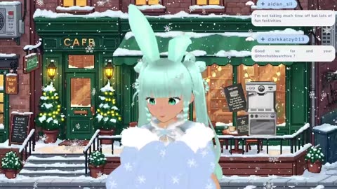 ♡ [live asmr] cozy snowy cafe and a christmas bun ♡ [vod archive]