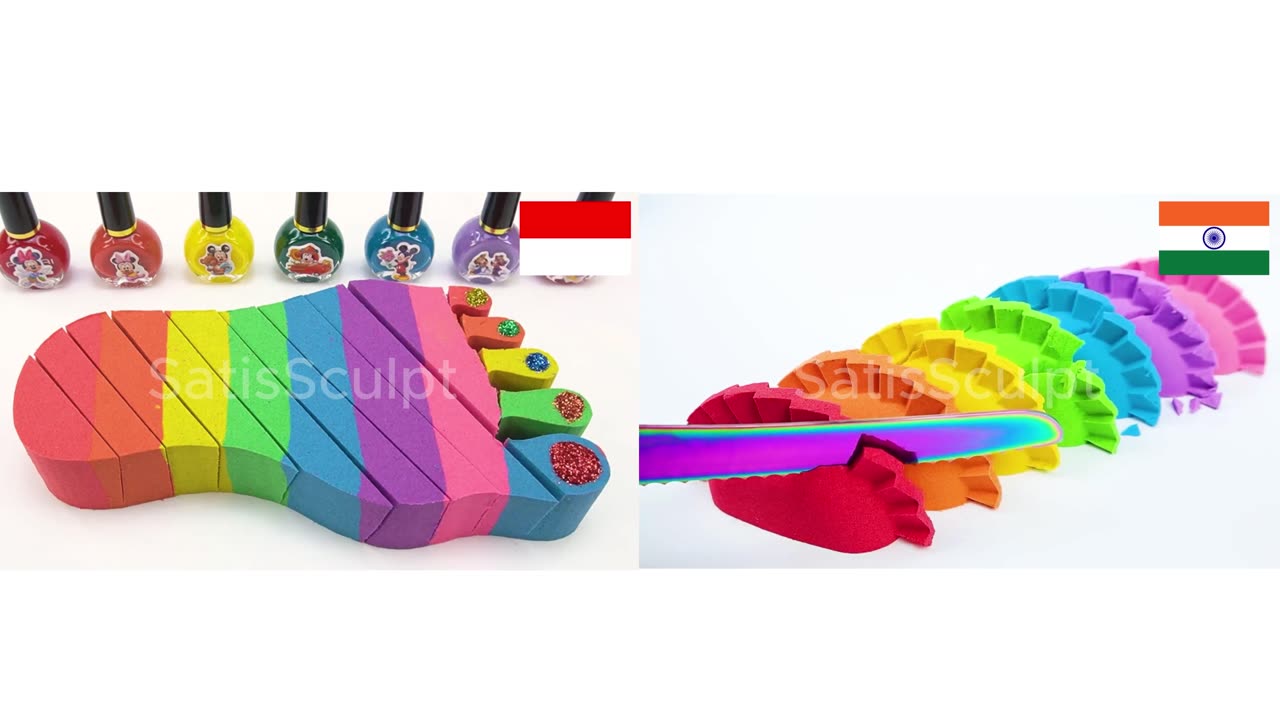 Symmetry of Nations 🇮🇩🇮🇳 — Pure 4K Visual ASMR • Sacred Balance • 動きの芸術