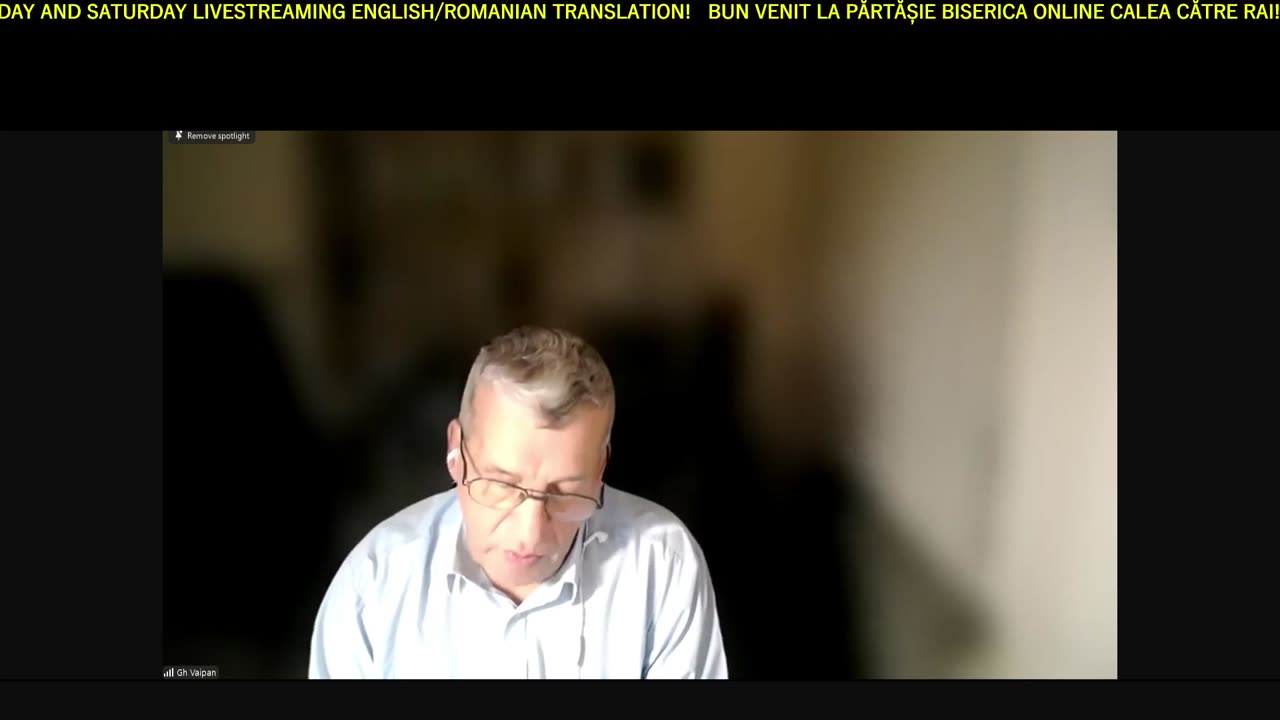 PASTOR GHIȚĂ VAIPAN CE FACI CÂND ÎȚI VORBEȘTE DUMNEZEU?- LUCA