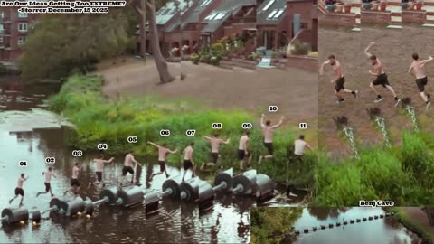 Prototype 445: Storror's Benj Cave does a Ninja Warrior type course