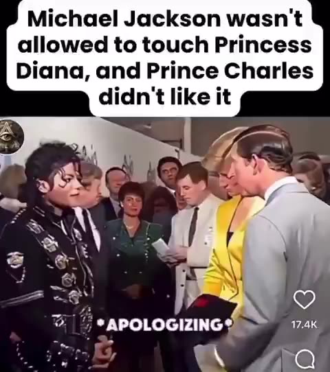 Michael Jackson wasnt allowed to touch Princess Diana
