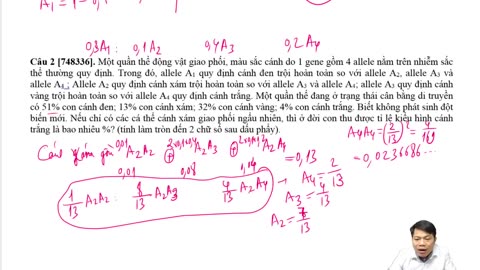 Buổi 7 Tổng ôn căn bản về di truyền quần thể, di truyền người.mp4