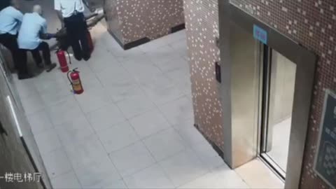 lithium battery that exploded inside the elevator