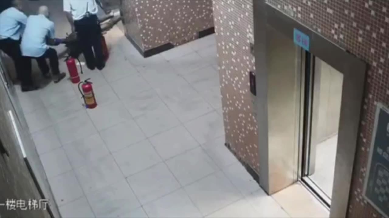 lithium battery that exploded inside the elevator