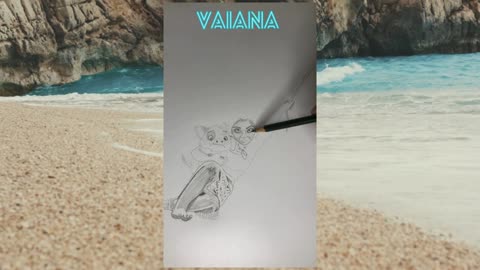 Vaiana/ Moana 2 timelapse drawing