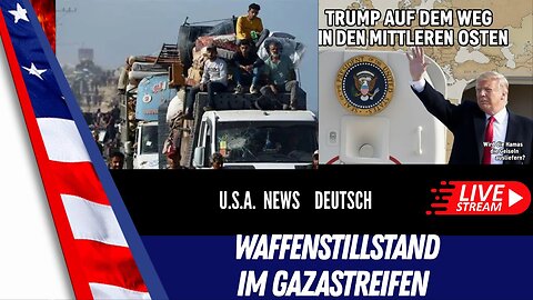 LIVE: Präsident Trump auf dem Weg nach Israel