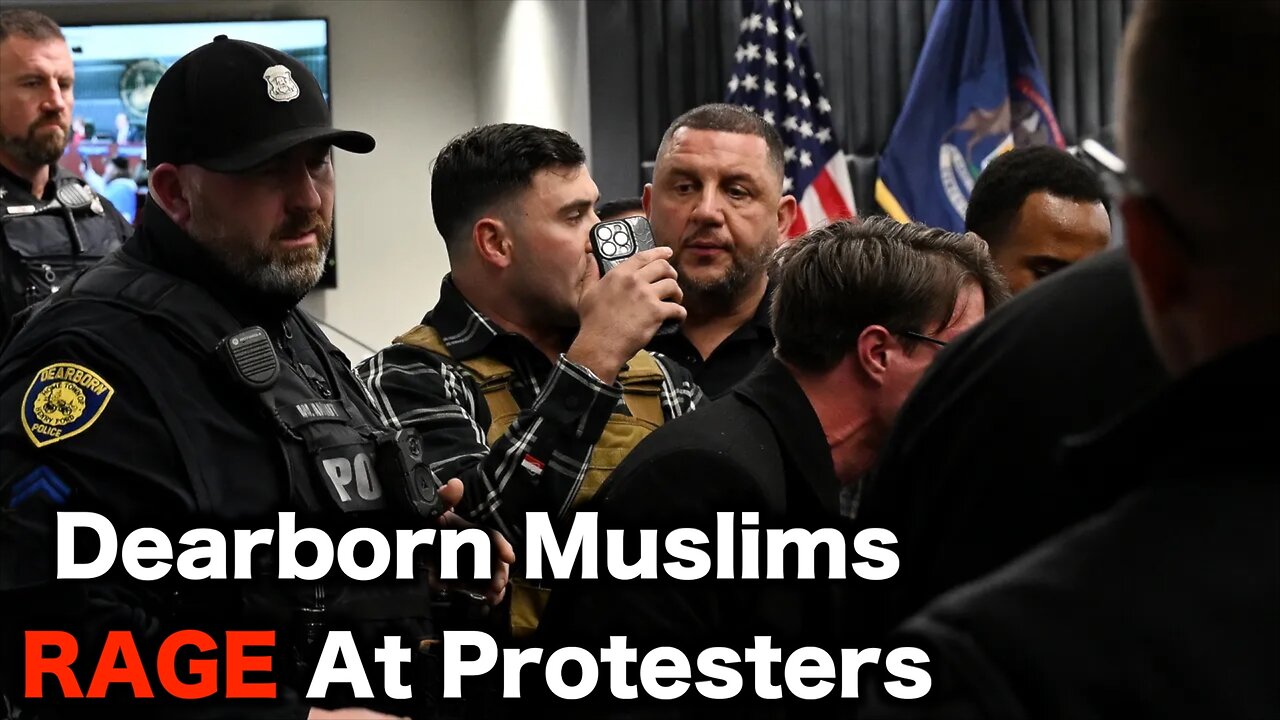 Dearborn Muslims Go To WAR With Protesters