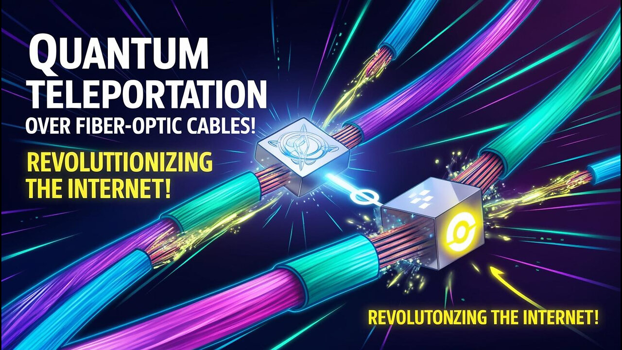 Quantum Teleportation Breakthrough: First-Ever Demo Over Fiber-Optic Cables!