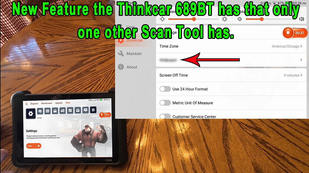 New Feature the Thinkcar 689BT now has that only one other Scan Tool had.