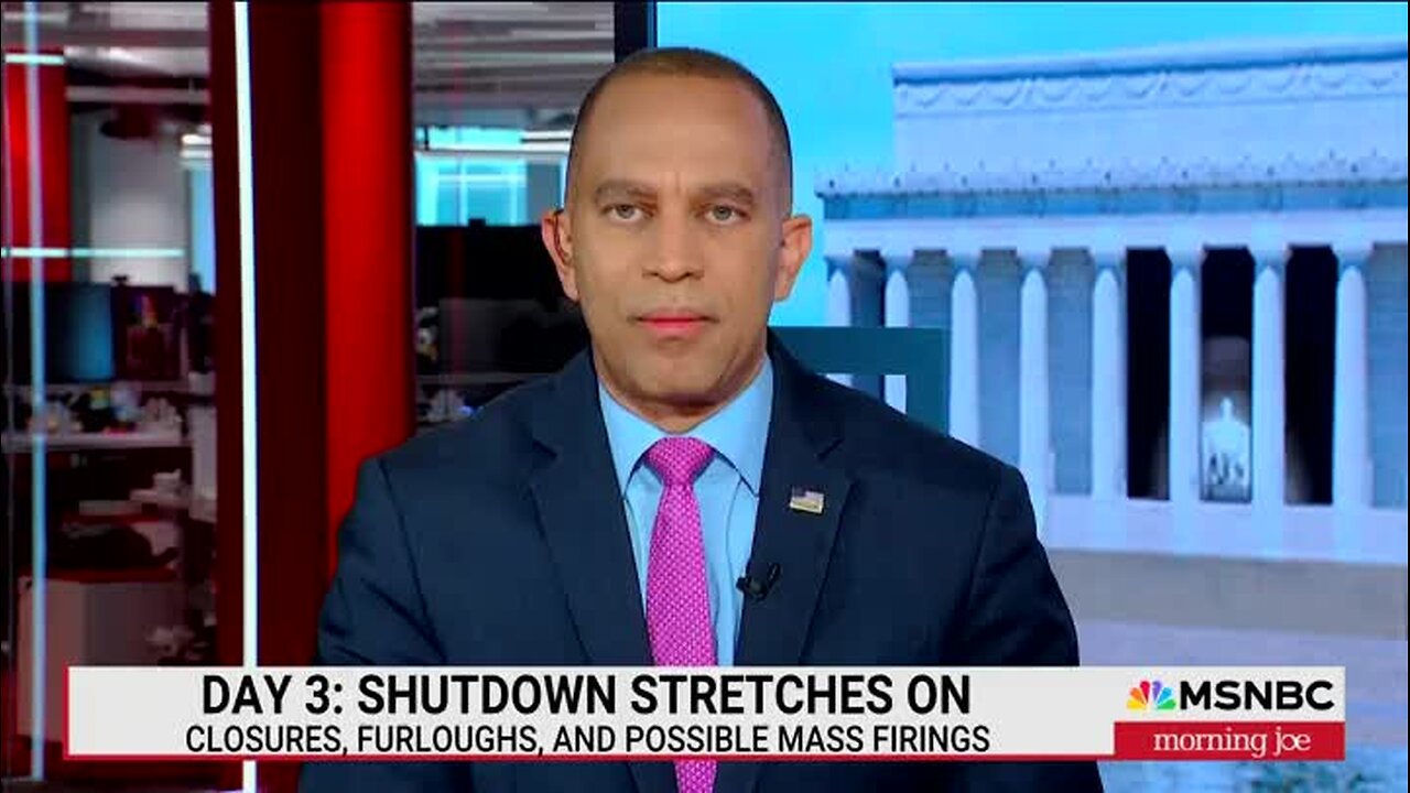 Hakeem Jeffries Claims Health Care for Illegals Is Part of ‘the Republican Disinformation Machine’