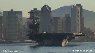 Historic Farewell: USS Nimitz (CVN 68) Departs San Diego for the Final Time