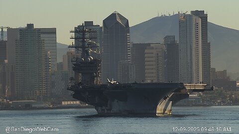 Historic Farewell: USS Nimitz (CVN 68) Departs San Diego for the Final Time