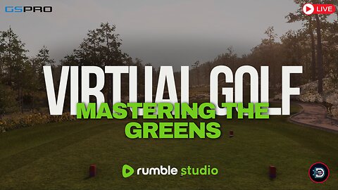 🔴LIVE: Virtual Golf: Mastering the Greens with GSPro & Rapsodo | First Live Golf Stream!