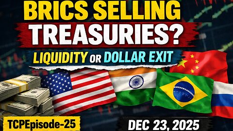RICS Treasury Holdings Drop: Liquidity Move or De-Dollarization? | #TCPE25