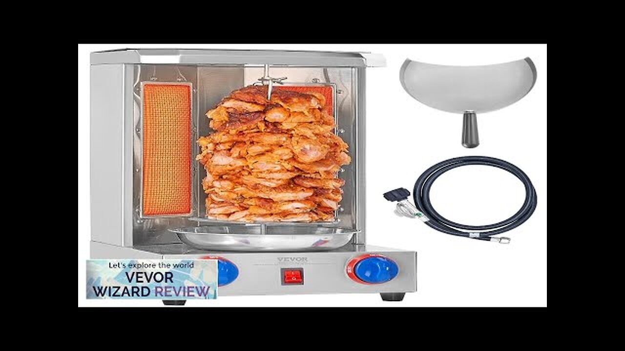 VEVOR Shawarma Grill Machine 13 lbs Capacity Chicken Shawarma Cooker Machine Review