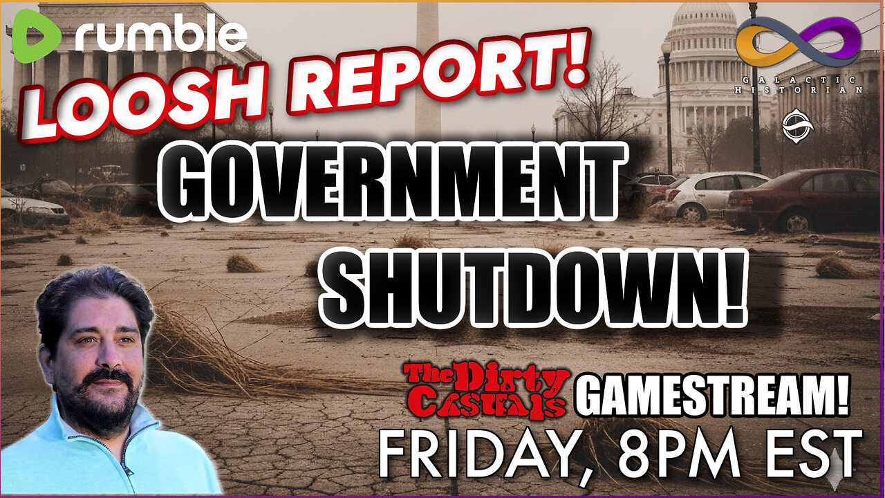 Loosh Report with Andrew Bartzis - Government Shutdown! (Oct 3rd, 2025)