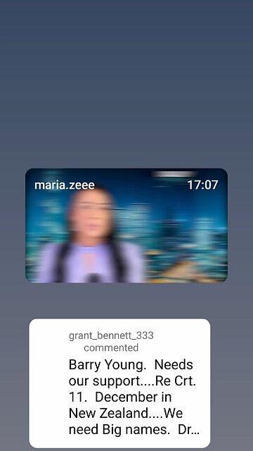 Maria Zee. Liz Bunn. info Re Barry Young New Zealand whistle blower most important Court Case