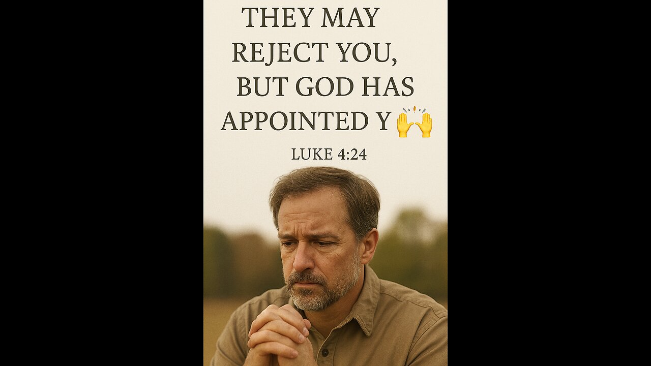 “They May Reject You, But God Has Appointed You 🙌🔥”