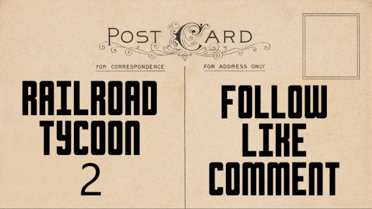 RAILROAD TYCOON 2. SCENARIO GAMEPLAY 1