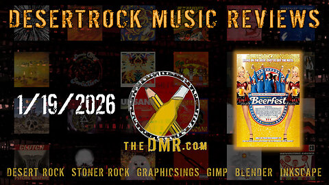 DMR LIVE - 1/19/2026 - Desert Rock & Adjacent Cool Tunes + Graphicsing