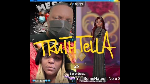 MESSY CALLER EVENING SHITSHOW LINES MRS. THERESA & SISTAGIRL IN TEAM PK