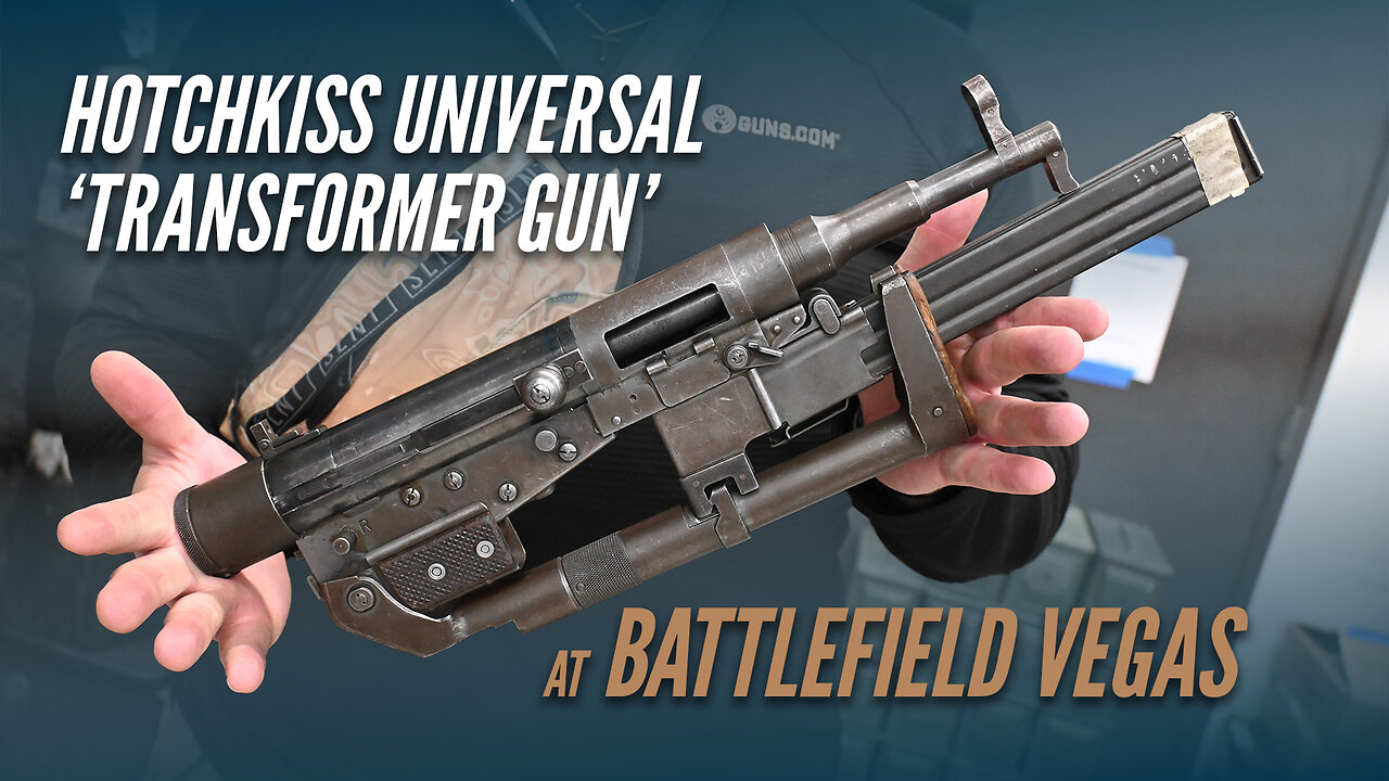 Hotchkiss Universal 'Transformer Gun' at Battlefield Vegas