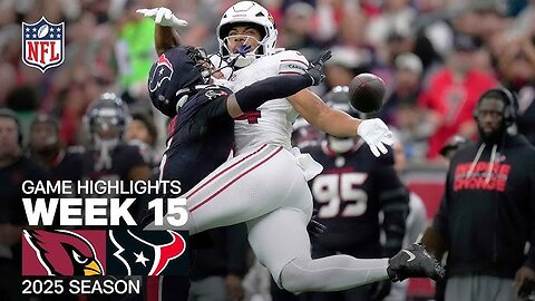 Arizona Cardinals vs Houston Texans week 15 game highlights
