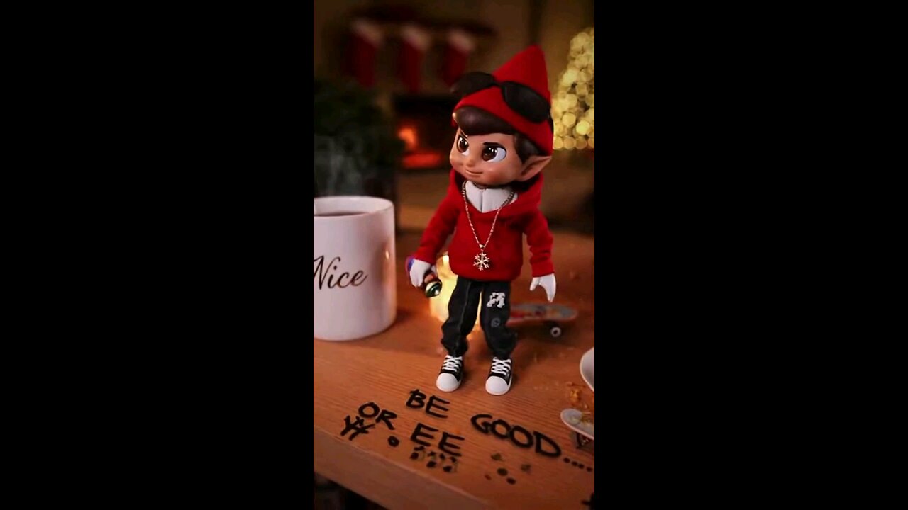 Elf on the shelf is a lil bad ass