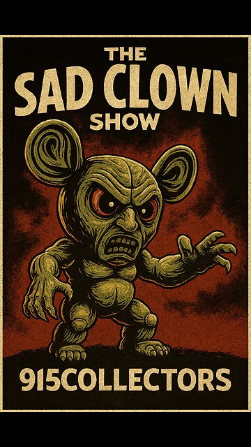 "Sad Clown" based on the art of Carlos Hurtado Baron. Sculpture by Benjamin Quezada. #915collectors